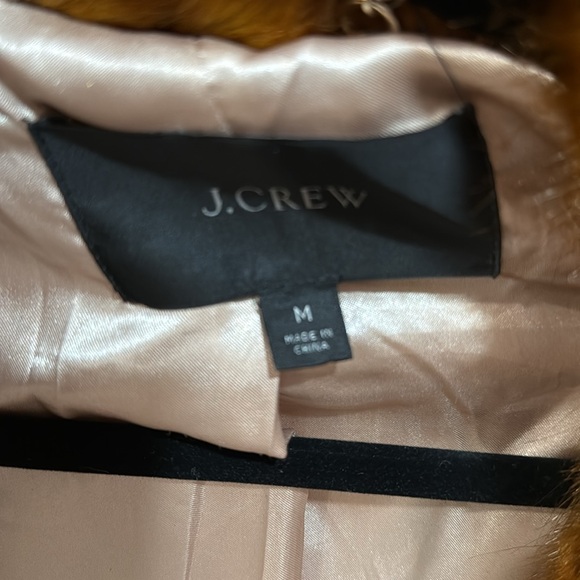 J.Crew Collection faux fur jacket. Perfect condition worn 1x - Picture 4 of 5